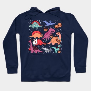 Cute halloween dinosaurs Hoodie